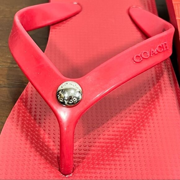 COACH ZAK flip flop nwt 6 - Picture 3 of 6